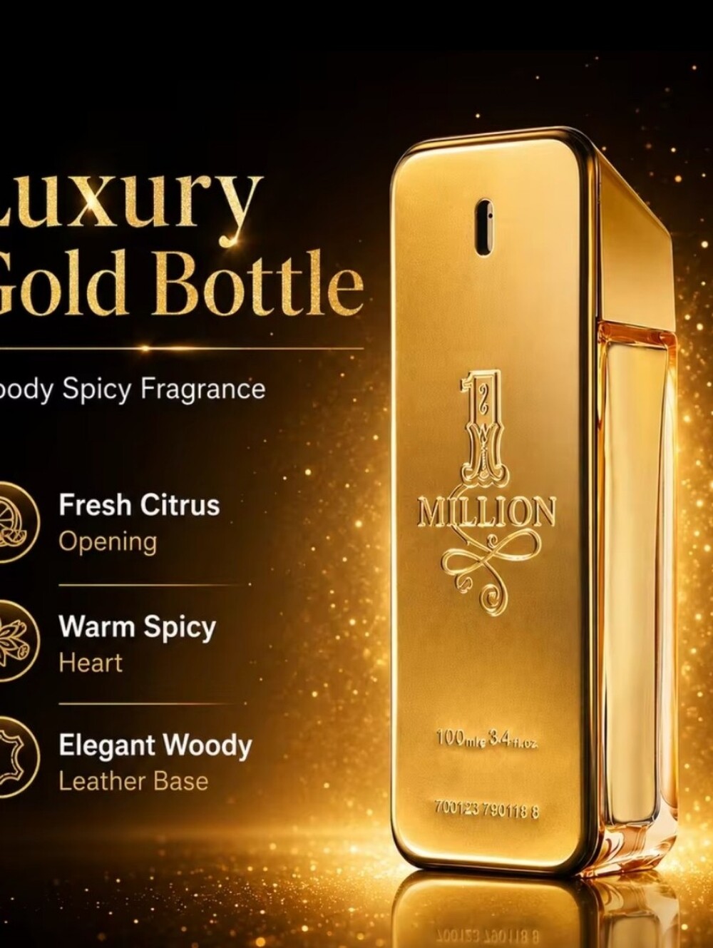 1 Million Paco rabanne Eau De Toillet Natrual Spray Fresh And Spicy